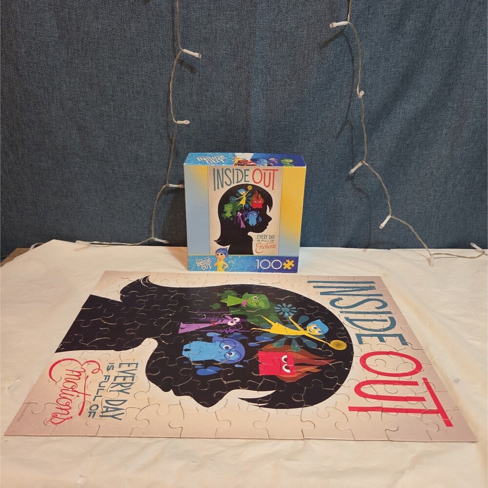 Disney Pixar Inside Out 100 Piece Jigsaw Puzzle Complete Family